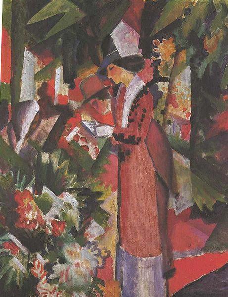 August Macke Walk in flowers